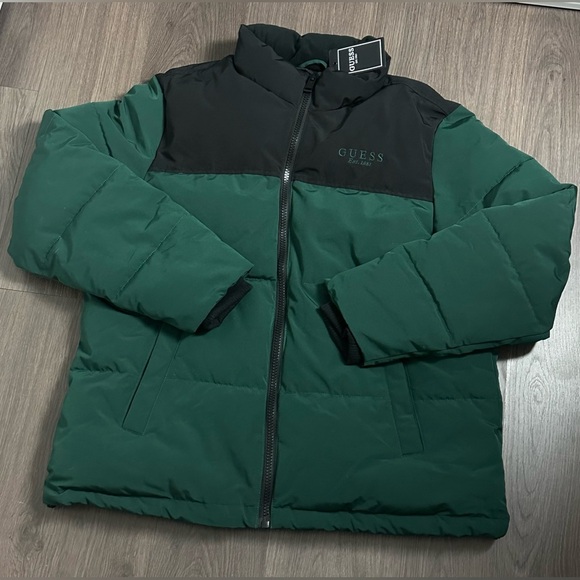 NWT - Guess Block Puffer Jacket - Picture 1 of 7